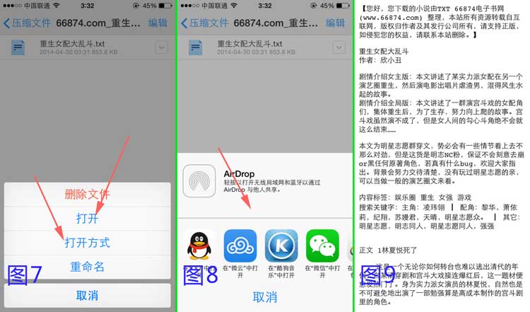 iphone下载txt小说图解789